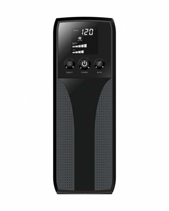 UPS FORTRON Line Int. cu management, LCD, 1500VA/ 900W, AVR, 8 x socket IEC, display LCD, 2 x baterie 12V/9Ah, conector HID USB, RJ45, baterie hot-swa