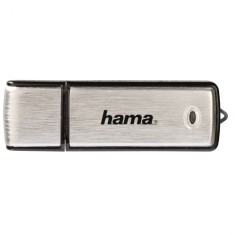 Memorie USB Hama Fancy 32GB, USB 2.0, Negru/Argintiu foto