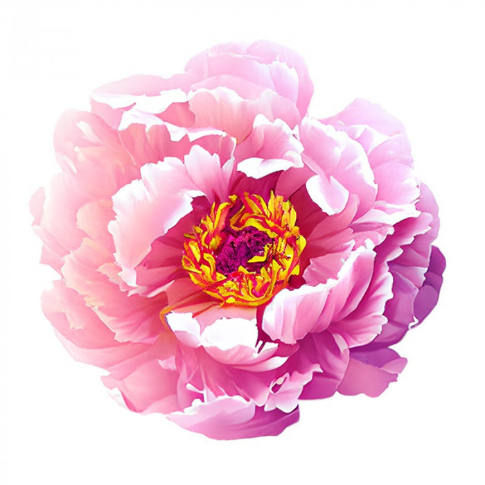 Sticker decorativ Floare, Roz, 62 cm, 7927ST