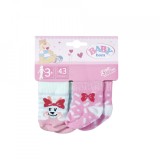 Cumpara ieftin BABY born - Set 2 perechi sosete 43 cm diverse modele, Zapf Creation