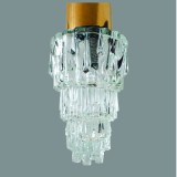 Superb candelabru creat de Helena Tynell pentru Glash&uuml;tte Limburg, anii &#039;60