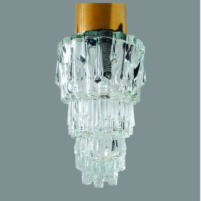 REDUCERE! Superb candelabru creat de Helena Tynell pentru Glash&uuml;tte Limburg, anii &#039;60