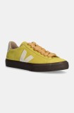 Veja sneakers din piele intoarsă Campo culoarea verde, CP0303694A