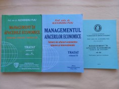 ALEXANDRU PUIU - MANAGEMENT IN AFACERILE ECONOMICE. TRATAT, EDITIA A V-A. 2 VOL.