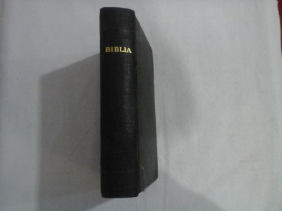 BIBLIA SAU SFINTA SCRIPTURA A VECHIULUI SI NOULUI TESTAMENT - cu trimiteri 1967 foto
