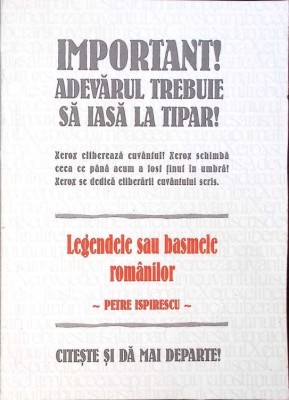 LEGENDELE SAU BASMELE ROMANILOR-PETRE ISPIRESCU-271018 foto
