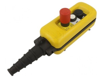 Casetă de Comandă Harmony XAC 3 Butoane IP65 Plastic foto