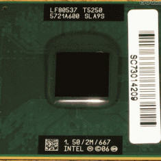 Procesor laptop Intel Core2Duo T5250 Skt P 2x 1.5Ghz/2Mb Livrare gratuita!