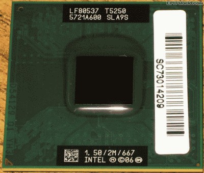 Procesor laptop Intel Core2Duo T5250 Skt P 2x 1.5Ghz/2Mb Livrare gratuita! foto