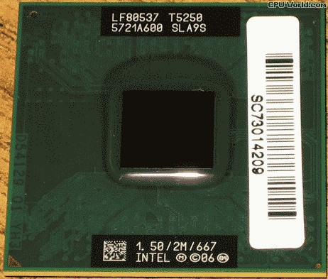 Procesor laptop Intel Core2Duo T5250 Skt P 2x 1.5Ghz/2Mb Livrare gratuita!