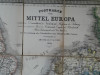 Postkarte von Mittel Europa 1859 Harta Europa 1859, pliabila