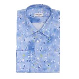 Camasa barbati slim albastra C001SL