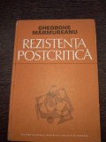 Rezistenta postcritica-Marmureanu