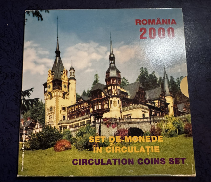 Set monetarie BNR Decembrie 2000 Castelul Peles