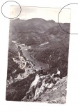 CP Lacul rosu - Vedere de pe Suhardul Mic, RPR, circulata 1965, mici pate, Printata, Harghita