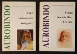 2x SRI AUROBINDO &ndash; Yoga Cunoasterii Integrale + Yoga Lucrarilor Divine 352+318 pag SINTEZA SISTEMELOR DE YOGA Editura HERALD Maestri Spirituali #3 #15