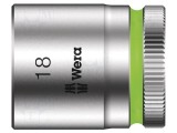 Cheie tubulară HEX 18mm 6-puncte WERA, lungime manşon 30mm