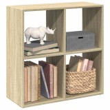 VidaXL Bibliotecă/separator cameră stejar sonoma 69,5x29x69,5 cm lemn