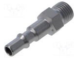 Furtun pneumatic ST&Auml;UBLI 16bar filet G 1/4 exterior 6mm cu eliberare rapidă