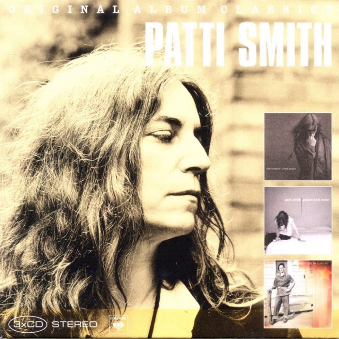 Patti Smith Original Album Classics reissue (3cd)