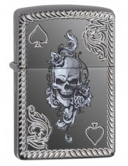 Bricheta Zippo 29666 Ace of Spades-Skull foto