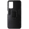 Husa tip capac spate Armor Ring neagra pentru Xiaomi Redmi 9T, 9 Power, Poco M3