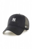 47brand sapca MLB New York Yankees culoarea negru, cu imprimeu, 47 Brand