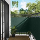 vidaXL Ecran de balcon Verde &icirc;nchis 120 x 200 cm Material Oxford 42030769