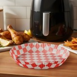 Hartie de copt pentru Air fryer - pentru gatit fara ulei - carouri, rotund - 23 cm - 50 bucati pac