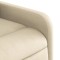 Fotoliu rabatabil, crem, material textil - 8