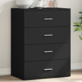 VidaXL Dulap, negru, 60x39x80 cm, lemn prelucrat