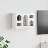 VidaXL Dulap suspendat Alb lucios 60 x 20 x 40 cm Lemn compozit 891378