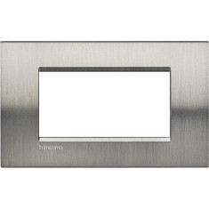 Rama Ornament 4M metal Living Light Bticino Otel Slefuit LNA4804ACS foto