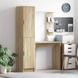 vidaXL Birou 2 pcs Stejar Sonoma 3337283