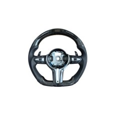 Volan sport carbon cu display compatibil BMW Seria 5 F10/F11/F07, Seria 6 F06/F12/F13, Seria 7 F01/F02, Cod: OCH-16 Automotive TrustedCars