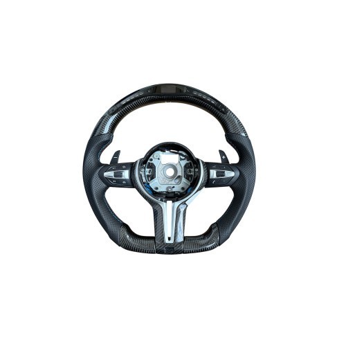 Volan sport carbon cu display compatibil BMW Seria 5 F10/F11/F07, Seria 6 F06/F12/F13, Seria 7 F01/F02, Cod: OCH-16 Automotive TrustedCars