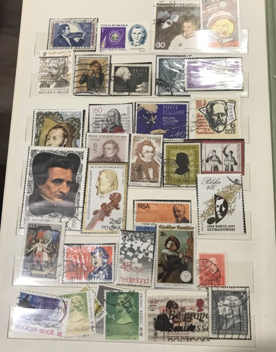 (FM3) Lot timbre tenatica personalitati