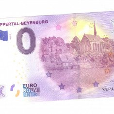 Bancnota souvenir Germania 0 euro Wuppertal-Beyenburg 2021-3, UNC