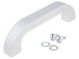 Manetă aluminiu gri 164mm x 45mm