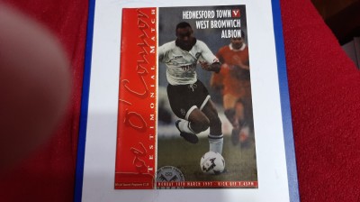 program Hednesford Town - West Bromwich Albion foto