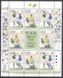 DB1 Irlanda CM Fotbal Italia 1990 MS MNH, Nestampilat