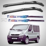 Cumpara ieftin Ștergătoare Opel Vivaro Bus L2H1 (2001&ndash;2006) Hibrid | Set față &ndash; TeamCar&reg;