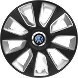 Set 4 Capace Roti 17 inchi (R17) Stratos Negru-Gri, Compatibile Cu Volkswagen