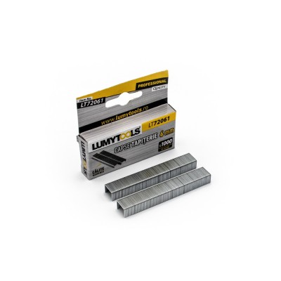 Capse tapiterie, 6 mm, Lumytools LT72061, set 1000 bucati foto