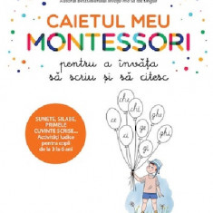 Caietul meu Montessori pentru a invata sa scriu si sa citesc | Charlotte Poussin