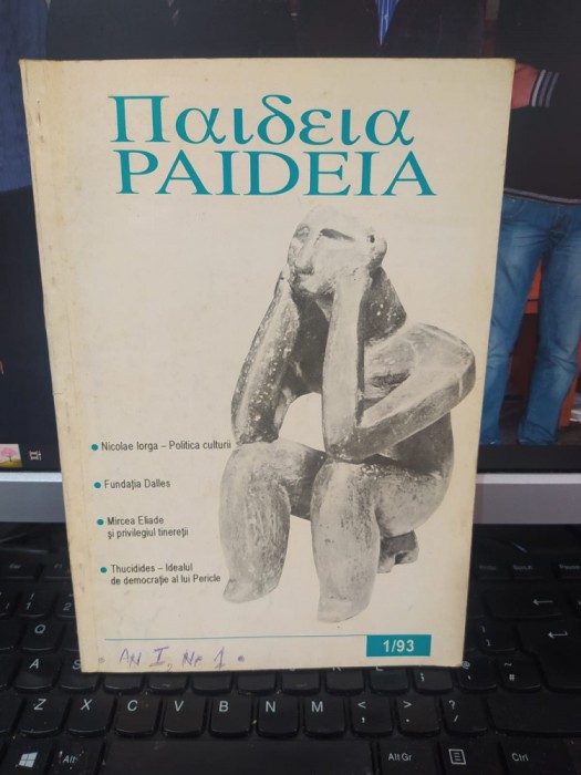 Paideia nr. 1/1993, anul 1, numărul 1, George Brătianu, Mircea Eliade, Iorga 009