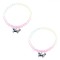 Set Coliere Chocker Mood Jewels, Model Unicorn, Pietre de dispoziție, Multicolor, 2 Bucăți