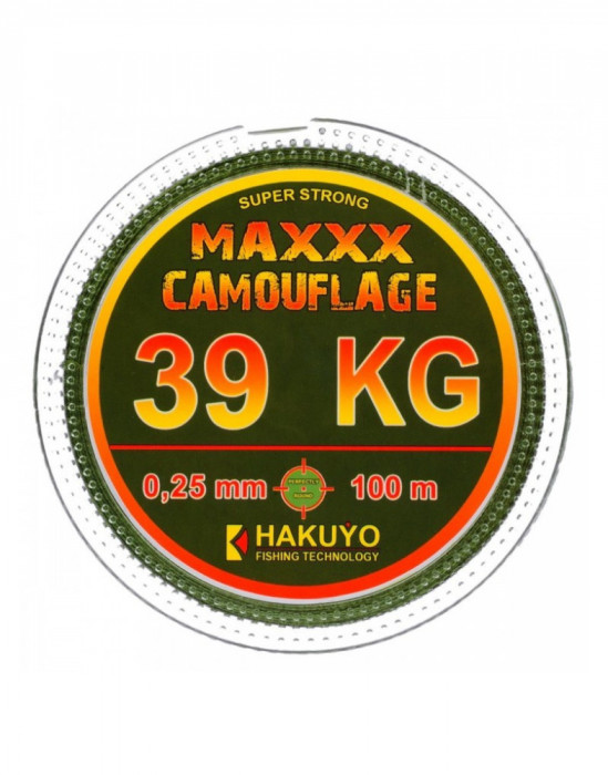 Fir textil MAXXX CAMOUFLAGE Hakuyo, 100m, 0.35 mm