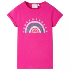 Tricou pentru copii, roz &icirc;nchis, 140