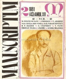 Manuscriptum. Revista Trimestriala Nr.: 2/1981 * (43) Anul XII